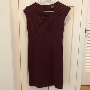 Ann Taylor Factory Burgundy Dress